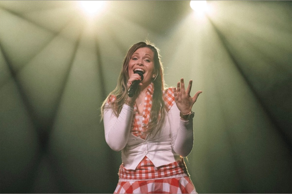 Bianca live im Scheinwerferlicht auf der Bühne